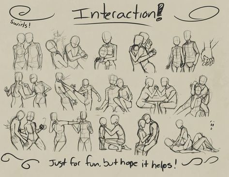 Interaction Drawing, Hugging Art, People Hugging, Pose Model, Drawing Couple Poses, Couple Drawing, Poses Couple, Some Sketches, Reference Drawing