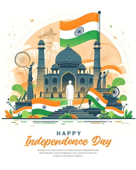 Premium PSD | Happy Independence Day India Freedom Celebration Social Media Post Banner Template Happy Independence Day India, Independence Day Wishes, Independence Day India, Digital India, Stationery Templates, Business Card Maker, Card Banner, Happy Independence, Poster Invitation