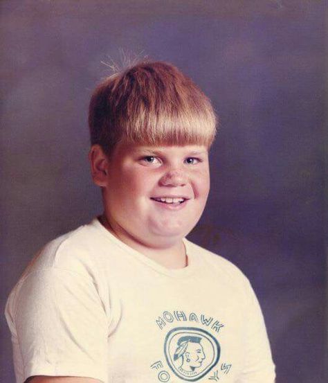 Chris Farley, 3rd grade,9yrs old... Bowl Haircuts, Chris Farley, 90s Sitcoms, Rare Pictures, Work Memes, Rare Photos, Film Movie, Historical Photos, Funny People