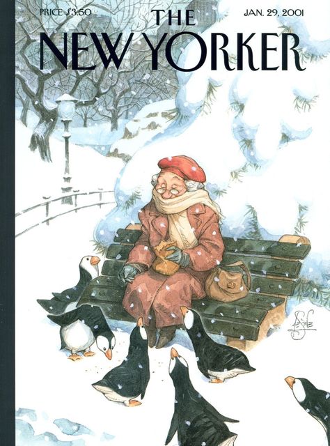 William Steig The New Yorker January, New Yorker January, New Yorker Covers, Cover Story, Vintage Magazines, Vintage Magazine, Illustrations And Posters, The New Yorker, Cat Nap