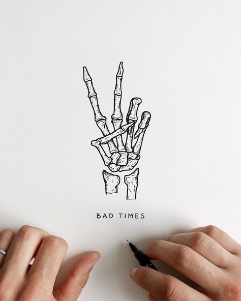 Taylor Penton | Design By Hand on Instagram: “Bad times  #omaha #inktober” Hand Drawn Design, Bad Timing, Geometric Tattoo, How To Draw Hands, Branding, Photo And Video, Instagram Photos, Instagram Photo, Tattoos