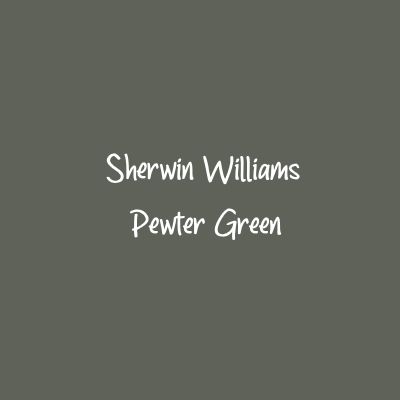 Mid Century Paint Colors, Sherwin Williams Pewter Green, Sherwin Williams Paint Colors Green, Sherwin Williams Green, Green Grey Paint, Pewter Green, Oak Timber Flooring, Bold Paint Colors, Bronze Kitchen