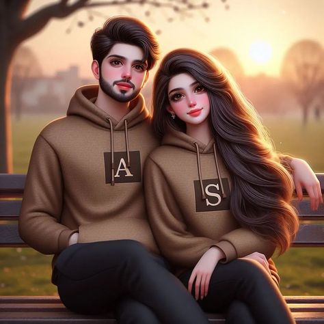 BEAUTIFUL COUPLE - A❤️S . noshipixer #namepost #namedpz #nameinitials #photooftheday #3danimation #aigeneratedart #foryoupage #fyp #promotemyaccount #growmyfollowing #couplegoals #nametshirts #hoodielover #animecouple A S Wallpaper Love, A S Dp, Sk Love Images, Kiss Picture Couple, Love Animation, Beautiful Dp, Couples Picture, Funny Vegetables, Fb Profile Photo