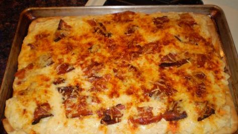 Pagach Quick and Easy Recipe - Food.com Pagach Recipe Mashed Potatoes, Pagach Recipe, Slovak Christmas, King Ranch Chicken Casserole, Fried Bacon, Ukrainian Food, Rich Recipes, Slovak Recipes, Lenten Recipes