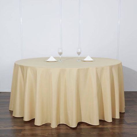 Round Table Sizes, Cream Table, Round Tablecloths, Head Tables, Wedding Table Linens, Table Overlays, Wedding Party Table, Tablecloth Sizes, Mantel Redondo