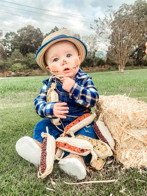 Baby Boy Scarecrow Halloween Costume Diy Baby Scarecrow Costume, Toddler Scarecrow Costume Boy, Boy Scarecrow Makeup, Baby Scarecrow Costume Boy, Infant Halloween Costumes For Boys, Baby Scarecrow Costume, Baby Scarecrow, Toddler Scarecrow Costume, Scarecrow Halloween Costume