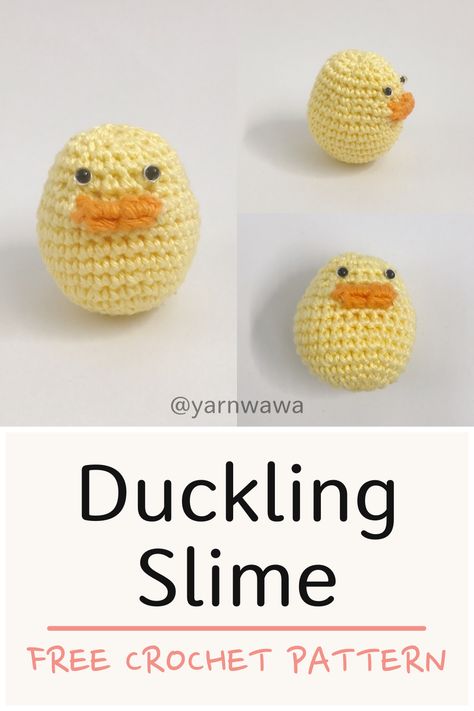 👋 Hi~Hi~ Here is my 6th slime, Duckling Slime, which has a flat orange mouth. PDF Pattern is free to download. Hope you enjoy it. Happy Crochet! 😊 Pattern Designed and photographed by Yarnwawa #yarnwawa #yarnwawapattern #毛線編織 #毛線娃娃 #鉤針娃娃 #編織娃娃 #鉤針編み #編み物 #編みぐるみ #あみぐるみ #아미구루미 #амигуруми #amigurumilove #amigurumitoys #amigurumiaddict #amigurumi #crochettoy #crochetlove #crochet #amigurumipattern #freeamigurumipattern #freecrochetpattern #crochetpattern #amigurumidesigner Duck Bill, Amigurumi Toys, Amigurumi Free Pattern, Crochet Patterns Amigurumi, Amigurumi Crochet, Amigurumi Pattern, Crochet Toys, Crochet Amigurumi, Slime