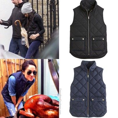 Meghan Markle in JCrew Exursion Vests #casual #vest #outdoors #hiking #comfy #relaxed #athome #yoga #fitness #fitnessstyle http://liketk.it/2WKMV #liketkit @liketoknow.it #LTKfit Kate And Meghan, Casual Vest, Puffer Vest, Meghan Markle, Casual Wardrobe, Top Trends, Yoga Fitness, Wardrobe Essentials, Casual Style