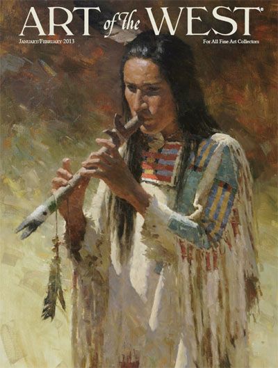 Z.S. Liang playing the NAF, Featured on cover of the September/October 2012 Art Of The West Native American Flute Music, Native American Music, Native American Paintings, Flute Player, Native American Flute, Native American Pictures, Native American Artwork, West Art, Fine Art Painting Oil