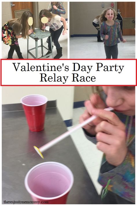 This heart relay race is a Valentine's Day Game for Kids that's perfect for a kid's Valentines party.  #ValentinesDayactivities #ValentinesDayparty #kidsactivities School Easter Party, Relay Games For Kids, Valentine's Day Game, Kids Valentine Party, Valentines Class Party, Valentine's Day Party Games, Easter Party Games, Valentines Games, Classroom Valentines