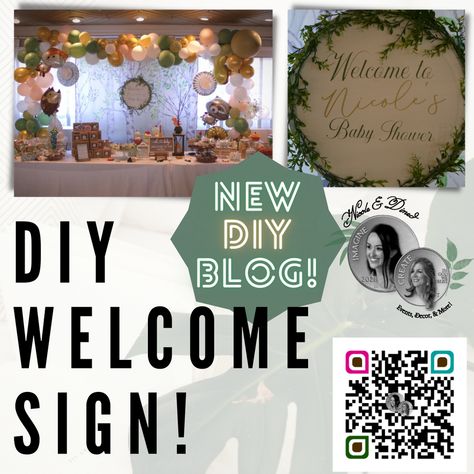 Simple Baby Shower Welcome Sign, Diy Baby Shower Signs Entrance, Diy Baby Shower Sign, Signs For Baby Shower, Christian Baby Shower, Baby Shower Girl Diy, Simple Baby Shower, Nice Handwriting, Banner Sizes