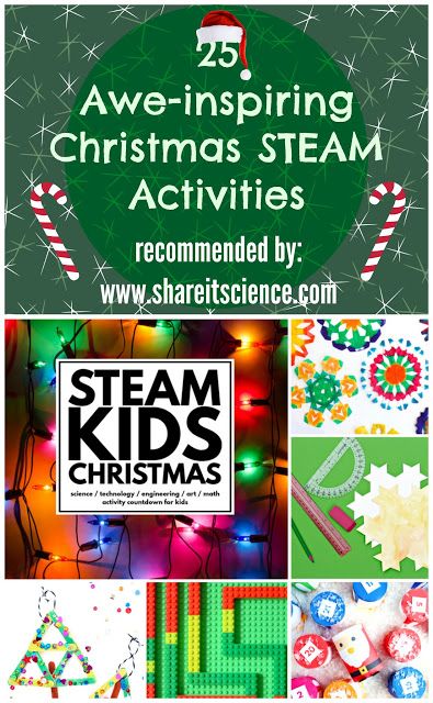 Share it! Science News : 25 Engaging STEAM Projects for the Season: STEAM Kids Christmas. Science, Technology, Engineering, Art, and Math activities for kids! Christmas Steam Activities, Countdown For Kids, Steam Kids, Engineering Art, Christmas Books For Kids, Christmas Science, Preschool Stem, Christmas Stem, Steam Science