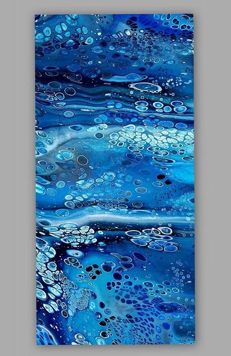 Sea Abstract, Art Journal Backgrounds, Fish Artwork, Bubble Painting, Mixed Media Art Canvas, Abstract Watercolor Art, Acrylic Pouring Art, Collage Background, Water Art