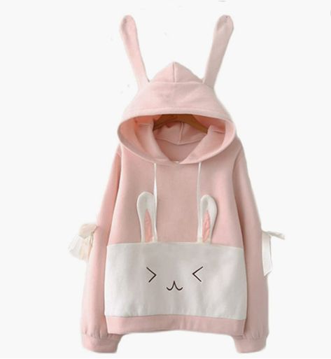 Aza Boutique Girl's Cute Bunny Sweatshirt https://amzn.to/3m3riZX Bunny Sweatshirt, Pink Rabbit, Bunny Designs, Fashion Hoodies, Preppy Look, Girls Boutique, Branded Sweatshirts, Kawaii Clothes, Cute Bunny