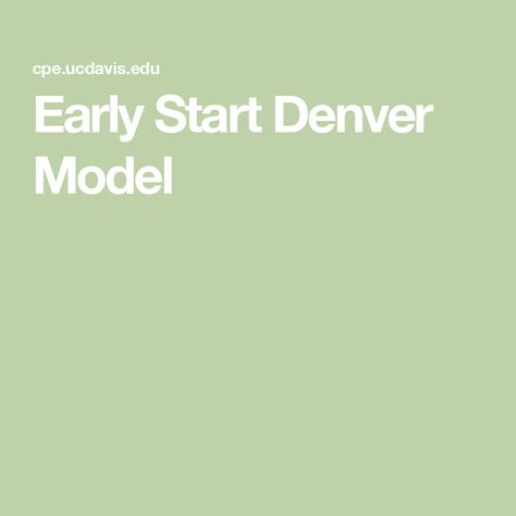 Early Start Denver Model Student Services, Occupational Health, Developmental Disabilities, Certificate Programs, Corporate Training, Occupational Health And Safety, Student Success, Online Programs, Human Services