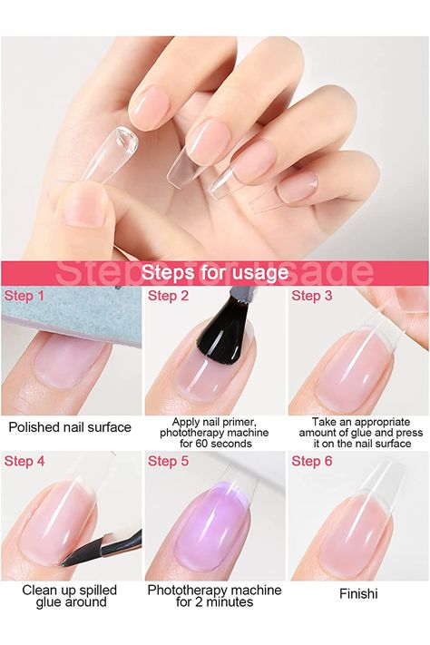 Stick On Acrylic Nails, Stickons Nails, Stickons Nails With Gel, Clip On Nails, Solid Nail Glue, Pressons Nails, Fake Gel Nails, Nail Glue Gel, Gel Glue