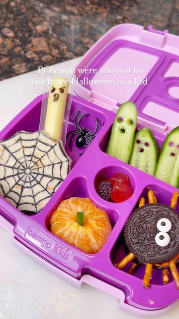 Lunch Themes, Halloween Kids Lunch, Dollar Tree Diy Halloween, Bento Box Lunch Ideas, Box Lunch Ideas, Gourmet Lunch, Fun Kid Lunch, Halloween Lunch Box, Easy Lunches For Kids