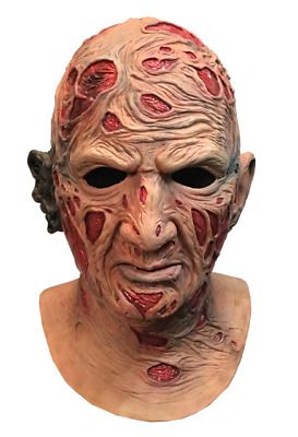 Slasher Mask, Freddy Krueger Mask, Freddy Mask, Horror Movie Costumes, Animated Halloween Props, Robert Englund, Haunted House Props, Trick Or Treat Studios, A Nightmare On Elm Street