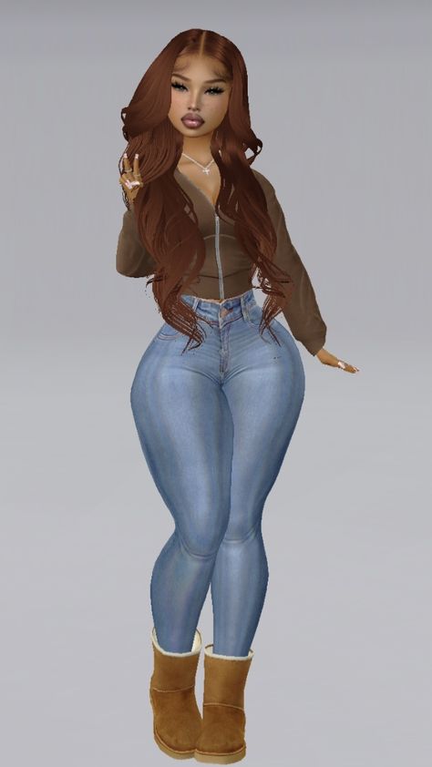 Imvu Characters Baddie, Imvu Baddies Outfits, Imvu Fits, Imvu Characters, Imvu Outfits, Cute Dreads, Imvu Outfits Ideas Cute, Bratz Inspired Outfits, Baddie Outfits Ideas