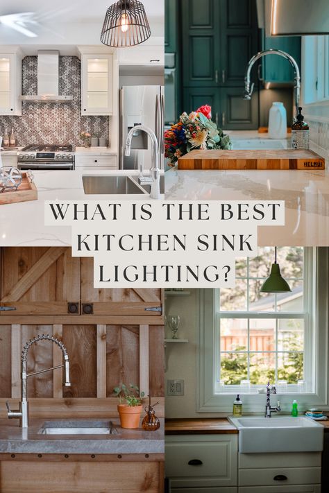 🛋️ Elevate your kitchen aesthetic with the ideal kitchen sink lighting! Dive into our article for inspiring kitchen design ideas and innovative lighting fixtures. Click to brighten up your cooking space in style! ✨ Kitchen Light Above Sink With Window, Light Fixture Above Kitchen Sink, Kitchen Lighting Ideas Over Sink, Kitchen Sink Lights, Kitchen Sink Light Fixture, Above Sink Lighting Kitchen, Lighting Over Kitchen Sink, Over The Sink Lighting, Light Above Kitchen Sink