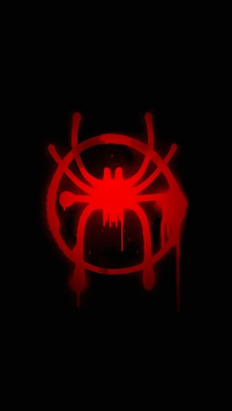 Miles Morales Logo, Spider Man Wallpaper, Spiderman Logo, Logo Wallpaper, Man Wallpaper, Miles Morales, Hd Wallpapers, Wallpaper Iphone, Spiderman