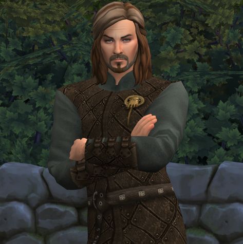 Mod The Sims - Game of Thrones Eddard Stark Hand of the King outfit Ts4 Game Of Thrones Cc, Sims 4 Medieval Cc Male, Sims 4 King Cc, Game Fo Thrones, Sims 4 Game Of Thrones Cc, Plague Doctor Outfit, King Robert Baratheon, Game Of Thrones Outfits, Eddard Stark