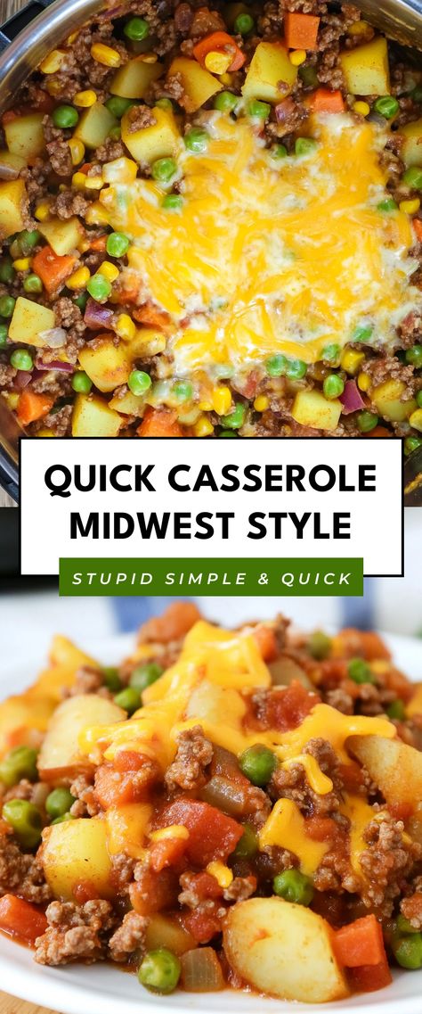 Image for Quick Casserole Midwest Style Savory Casserole, Quick Casserole, Midwest Style, Quick Casseroles, Cozy Dinners, Family Vibes, Yummy Casserole Recipes, Cycle Syncing, Yummy Casseroles