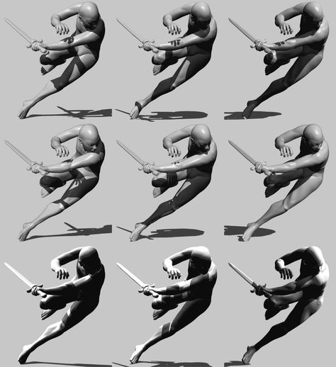 Dynamic Battle Poses Reference, Dynamic Pose Perspective Drawing Reference, Battle Pose Drawing Reference, Samurai Pose, Battle Poses, Pose Drawing Reference, Action Pose Reference, Poses Drawing, Anatomy Poses