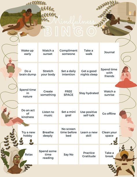 Mindfulness Bingo | Printable Digital Download , Bingo Game Mental Health Bingo, Mindfulness Bingo, Bingo Casino, Summer Bingo, Offline Music, Free Bingo Cards, Bingo Template, Bingo Card, New Memories