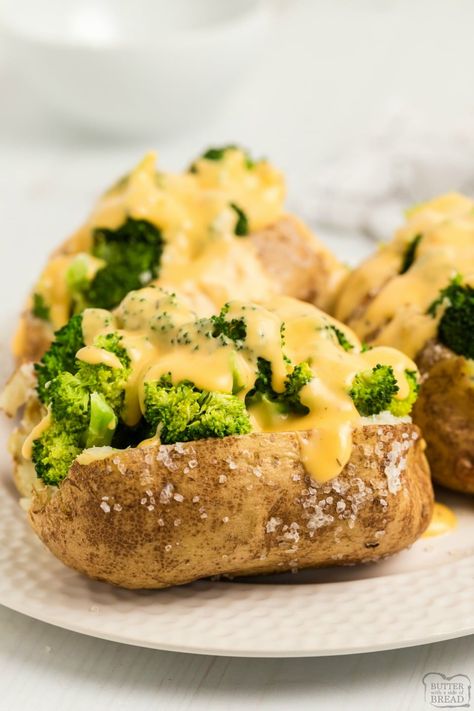 Best Baked Potatoes with Broccoli and Cheese Sauce 369 Cleanse, Best Baked Potatoes, Fall Cleanse, Broccoli Cheese Bake, Baked Potato With Cheese, Loaded Broccoli, Cheese Sauce For Broccoli, Best Baked Potato, Medium Recipe