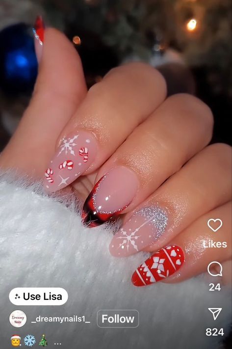 Christmas Nails Acrylic Short, Nails Acrylic Short, Cross Nails, Xmas Design, Cute Christmas Nails, Christmas Nails Acrylic, Xmas Nails, Christmas Cross, Nails Acrylic