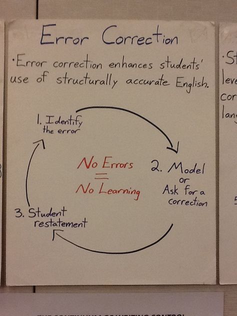 Error Correction Aba Notes, Bullet Journal, 10 Things