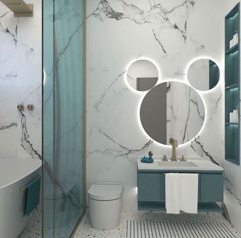 Bathroom Kids Ideas, Kids Modern Bathroom, Kid Bathroom Ideas, Baby Bathroom Decor, Kids Washroom, Modern Kids Bathroom Ideas, Bathroom For Kids, Bedroom Wall Paint Colors, Kids Bathroom Ideas