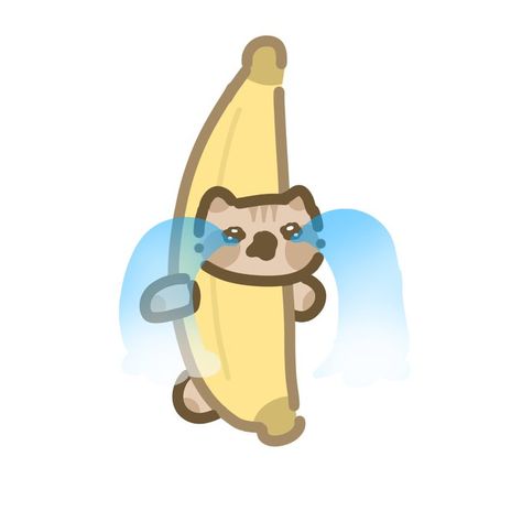 Twitch Pfp Aesthetic, Banana Cat Pfp, Gato Banana, Cute Banana Cat, Banana Icon, Banana Aesthetic, Banana Cat, Piskel Art, Cat Doodle