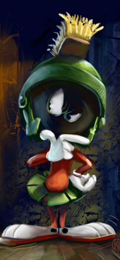 Looney Tunes Wallpaper, A Cartoon Character, Looney Tunes Characters, Looney Tunes Cartoons, Morning Cartoon, Classic Cartoon Characters, Marvin The Martian, Favorite Cartoon Character, Old Cartoons