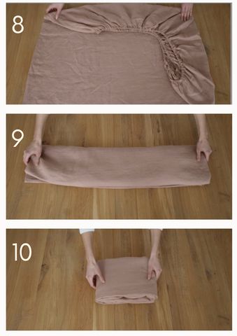 Folding King Size Sheets, Easy Way To Fold Fitted Sheets, Fold Fitted Sheet How To, Fold Fitted Sheet Easy, How To Fold A King Size Fitted Sheet, Folding King Size Fitted Sheets, Fitted Sheet Fold, How To Fold Sheets Sets, How To Fold A Fitted Sheet Step By Step