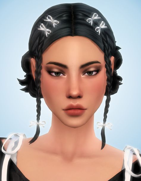 Leila Hair | Aladdin-The-Simmer Feminine Hair, Sims Stories, Cc Hair, Sims 4 Cc Makeup, Sims Games, Sims 4 Mm, Sims 4 Characters, Sims 4 Collections, Sims Hair