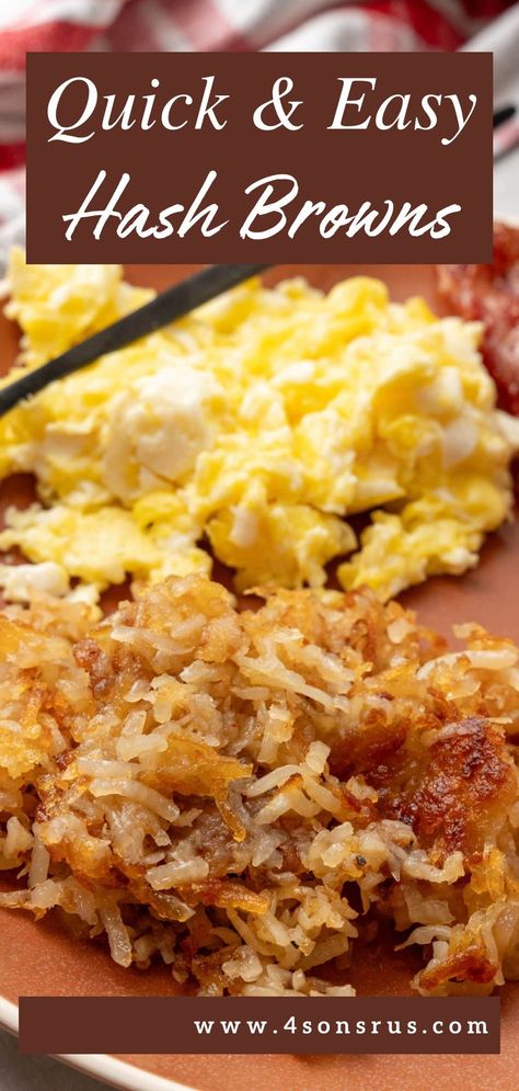 Homemade hash browns really make breakfasts something special and are easier than you might think to make. Easy homemade hash browns deserve a spot on every breakfast table! Make them and enjoy! Get this quick and easy recipe today! Click here. Homemade Hashbrowns Shredded, Homemade Hashbrowns Easy, Hash Brown Recipes, Oven Hashbrowns, Homemade Hash Browns, Easy Hashbrowns, Homemade Hashbrowns, Frozen French Fries, Shredded Potatoes