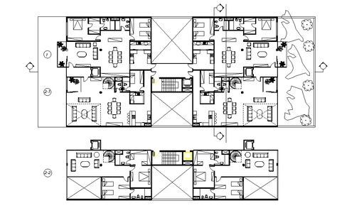 #cadbull #autocad #architecture #lowcosthousedesign #houseplan #housedesign #flat #residenceapartment #residence #apartment #apartmentbuilding #cadblocks #house #autocaddrawing #cad #dwg #dwgarchitecture #house #home #3ddrawing #2ddrawing #2dautocad #2dautocaddrawing Double Height Apartment, Double Height House Plan, Apartment Building Layout, Building Plan Drawing, Flat Plan, Apartment Plan, Double House, Layout Plan, Building Layout