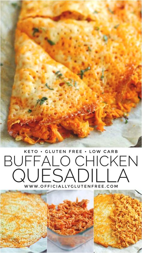 This 5 Ingredient Gluten Free & Keto Buffalo Chicken Quesadilla Recipe can be Made in Under 30 Minutes!!! It’s incredibly Easy to Make and tastes just like a traditional Mexican style Quesadilla. Keto Buffalo Chicken, Buffalo Chicken Quesadilla, Keto Holiday Recipes, Chicken Quesadilla Recipe, Caveman Diet, Recipe Using Chicken, Quesadilla Recipe, Chicken Ideas, Keto Cheese