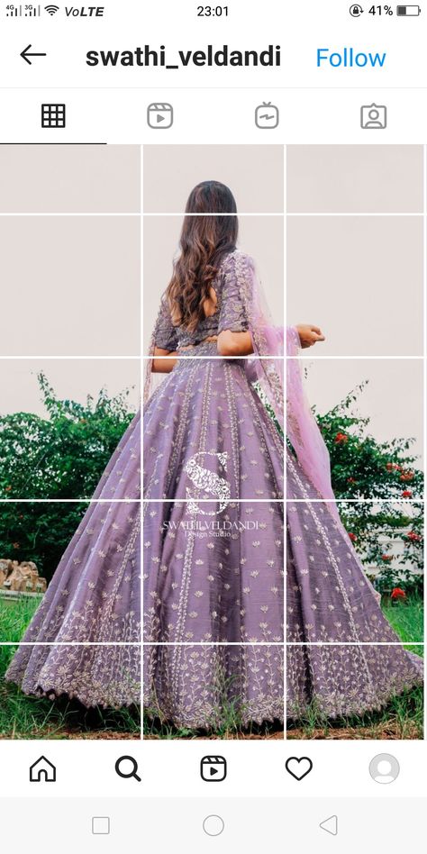 Ladies Sangeet Outfit For Bride, Combination With Purple Lehnga, Lavender Colour Lehenga, Modern Lehangas, Lehenga Photoshoot, Ghagra Design, Shadi Outfits, Indian Frocks, Marriage Clothes