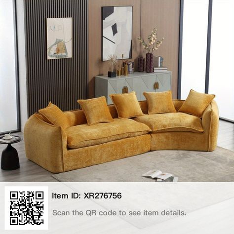 Cloud Sofa Living Rooms, U Shaped Couch, Cloud Sofa, Sofas Living Room, Art Deco Interiors, Living Room Furniture Sets, Deco Interiors, Sofa Beige, Living Room Apartment