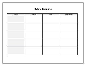 An editable MS Word Template for creating your own rubric. United States Geography, Rubric Template, Ms Word Template, Fractions Worksheets, Study Ideas, Adult Halloween Party, Novel Study, Word Activities, Novel Studies