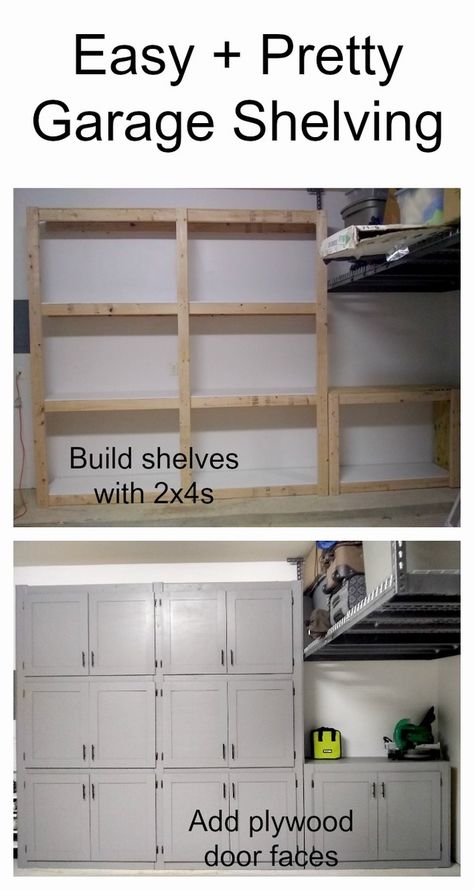 Shelves With Doors, Porsche Garage, Garage Wall Shelving, Display Visual Merchandising, Porte In Ferro, Diy Storage Shelves, Garage Floor Paint, Garage Shelves, Room Storage Diy