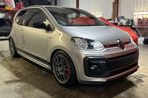 VW Up GTI 'Clubsport' | Spotted Vw Up Gti, Polo Gti 6c, Vw Golf Gti 2022, Vw Golf Gti Mk7. 5, Volkswagen Polo Gti, Volkswagen Up, Vw Up, Car Sit, Hot Hatch