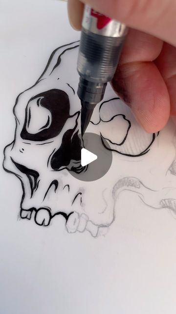 Skull Outline Drawing, Skull Outline, Skull Stencil, Stencil Outline, Skull Art Drawing, Skulls Drawing, Tattoo Stencil Outline, Outline Drawing, Sketch Pad