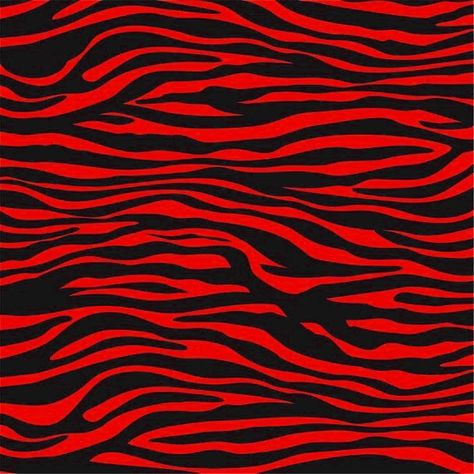 Red Zebra Print Wallpaper, Punk Pattern, Zebra Print Wallpaper, Red Zebra Print, Red Cheetah Print, Red Prints, Themed Wallpapers, Temporary Decorating, Red Y2k