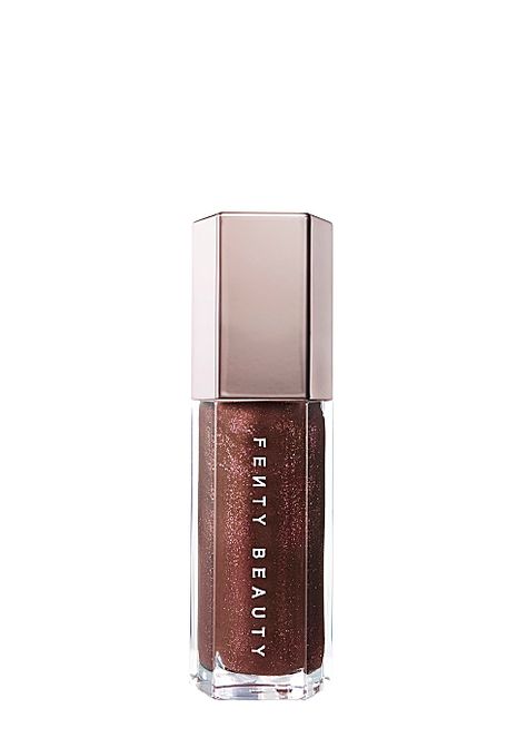 Fenty Beauty Hot Chocolate, Hot Chocolate Lip Gloss, Makeup Eyeshadow Palette, Makeup Shades, Lip Paint, Luminizer, Highlighter Makeup, Harvey Nichols, Makeup Designs