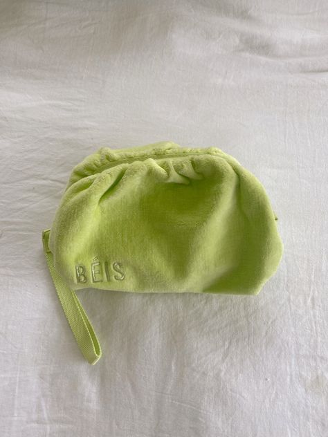 Cosmetics Pouch | Maxie Elise - terry cloth, beis, beach bag, neon, summer 2022, beach must haves Beach Must Haves, Beauty Pouch, Cosmetics Pouch, Neon Summer, Drugstore Skincare, Beauty Organization, Fabric Pouch, Hair Mist, Beauty Products Drugstore