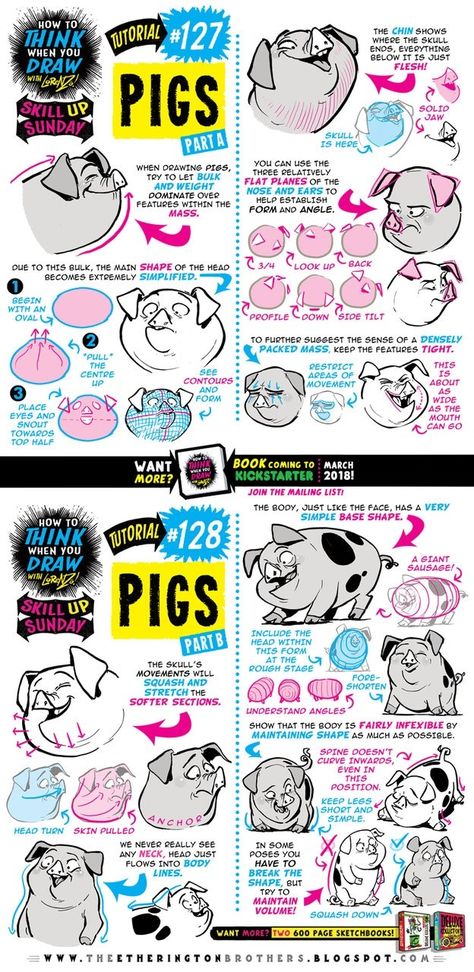 Etherington Brothers, Cartoon Drawing Tutorial, Comic Tutorial, Monster Drawing, How To Think, Drawing Lessons, Drawing Videos, Drawing Tutorials, Mailing List